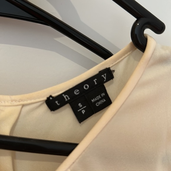 Theory Silk Peplum Top - Picture 3 of 3